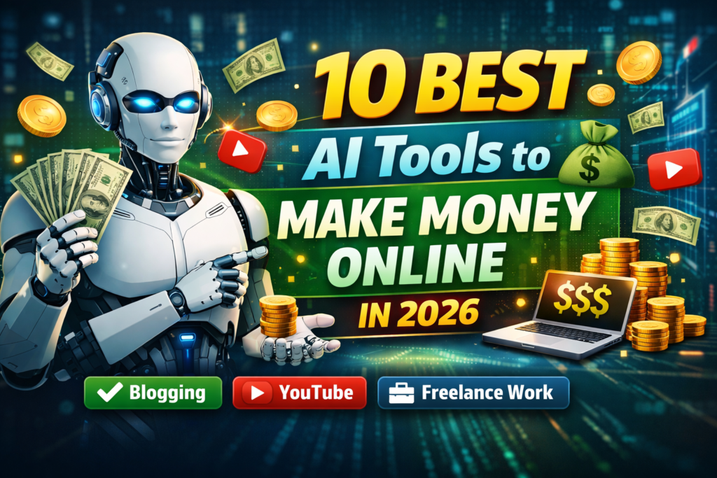 10 Best AI Tools to Make Money Online in 2026 (Beginner Friendly Guide)