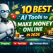 Best AI Tools to Make Money Online in 2026